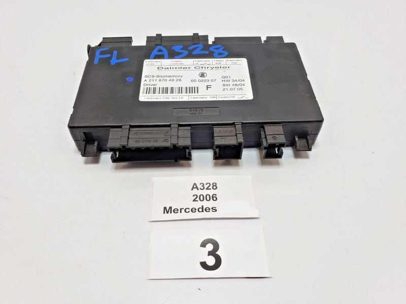 ✅ 03-12 OEM Mercedes W211 E350 Front Left Driver Seat Control Module Unit 31k