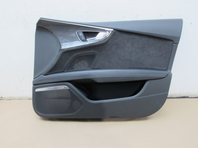 Audi RS7 C7 2016 Front Right Door Cover Trim Panel Carbon Alcantara 12-18 ;