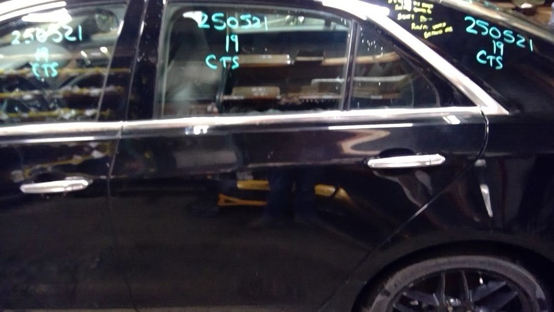Driver Left Rear Side Door Tempered Glass Base Fits 14-19 CTS 1714156