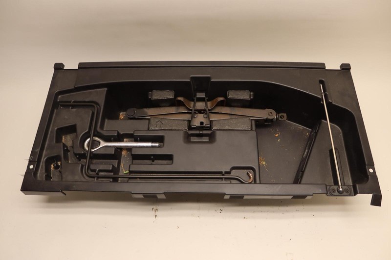 2006-2008 LEXUS RX400H SPARE TIRE JACK LIFT HOOK TOOL KIT W/ STORAGE BOX OEM