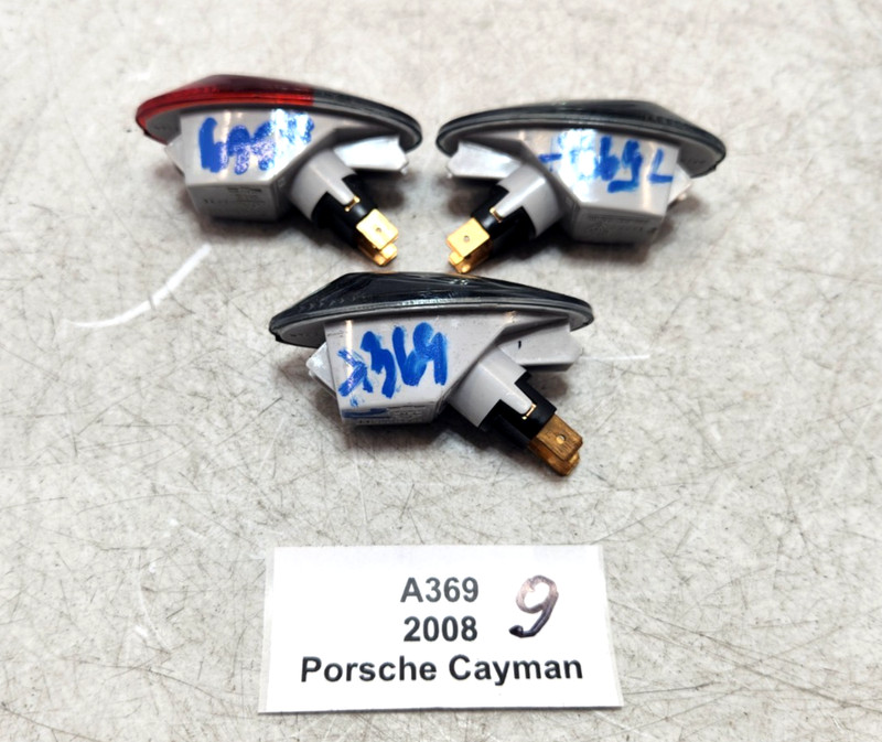 ✅ 2005-2012 OEM Porsche Cayman 987 Front Left Right Door Marker Light Lamp SET
