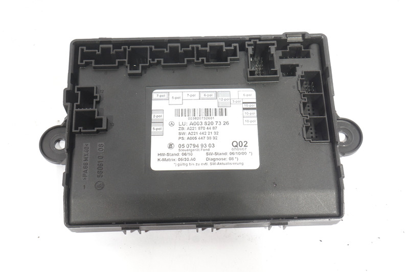 2007-2009 MERCEDES BENZ S550 W221 REAR LEFT DRIVER SIDE DOOR CONTROL MODULE OEM