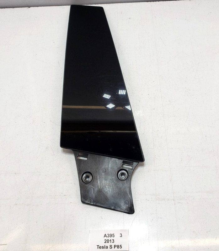 ✅ 12-16 OEM Tesla S Right Passenger Side B Pillar Glass Applique Molding Trim