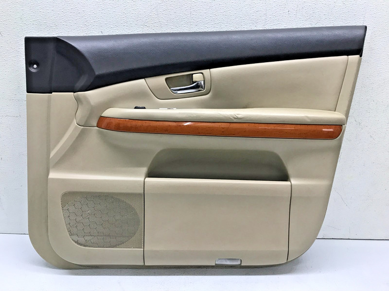 2006-08 LEXUS RX400H FRONT RIGHT PASSENGER INTERIOR DOOR PANEL OEM BEIGE