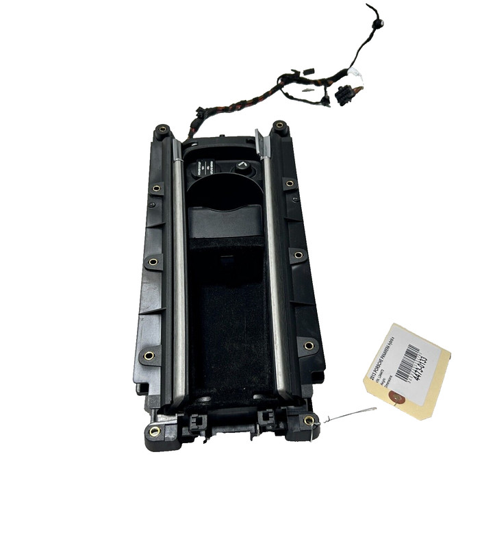 2010-2016 PORSCHE PANAMERA Rear Console Storage Compartment w/Cup Holder OEM
