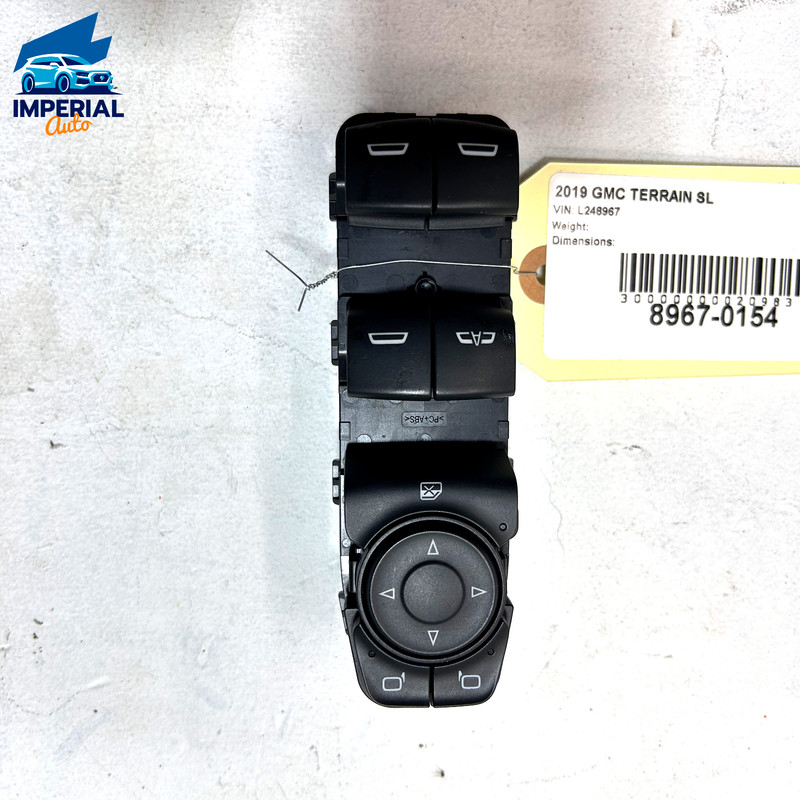 Front Left Side Door Window Mirror Switch Module GMC Terrain 2018-2023 OEM