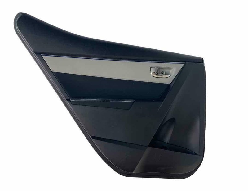 TOYOTA COROLLA DOOR PANEL TRIM 2014 2015 REAR LEFT SIDE BLACK OEM 6764002Q91C2