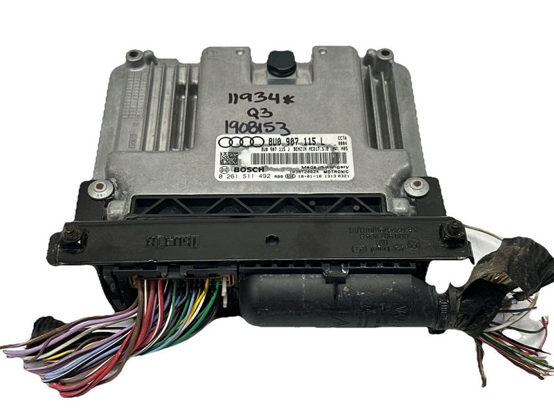 Audi Q3 engine control unit 2016 to 2018 ecu ecm module 2.0L assy OEM 8U0907115