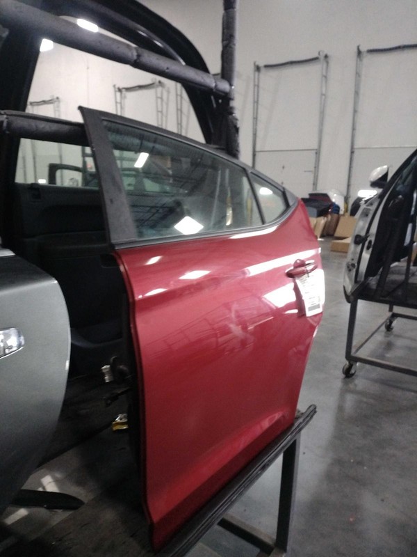 2017 Hyundai Elantra Left Rear Door Red OEM Used 644424 117K Miles