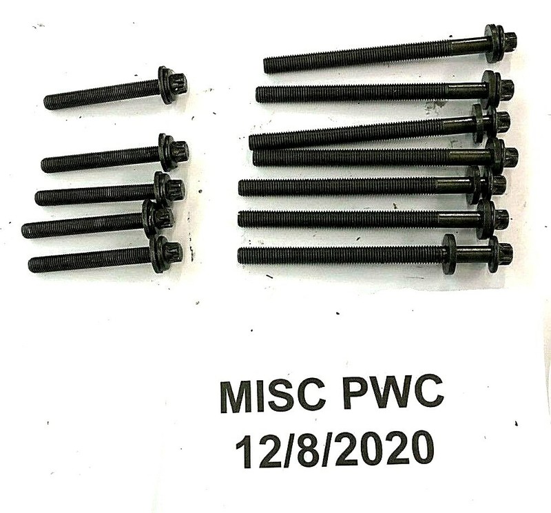 Sea-Doo 4Tec 4-Tec Head Bolt Set Kit 420641110 290641110 2003-2016 FRESHWATER!