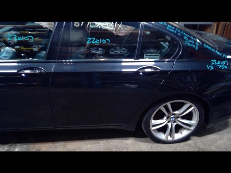 Driver Rear Side Door I SWB Single Pane Glass Black Fits 09-15 BMW 750i 800326