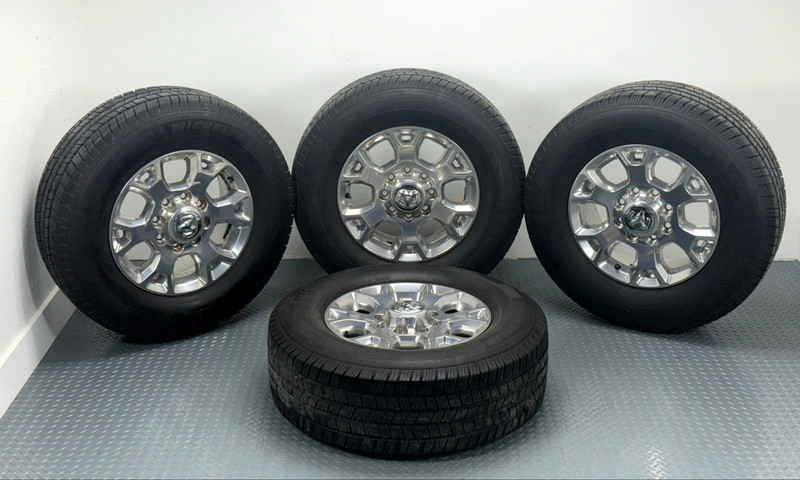 ✅19-2026 RAM 2500-3500 18" FACTORY WHEEL SET of 4 275/70 R18 RIM MICHELIN TIRE