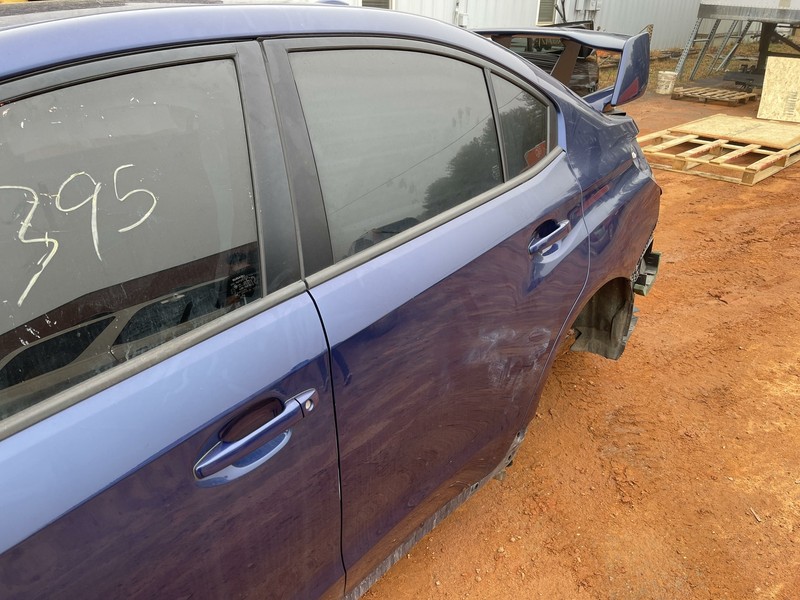 15-18 SUBARU WRX STI REAR LEFT DRIVER SIDE DOOR ASSEMBLY OEM