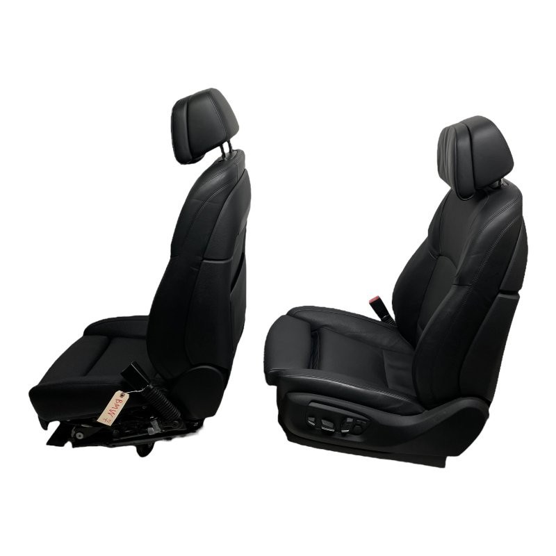 2012-2015 BMW F01 F02 750i 750Li Black Nappa Leather Front Seats Heated Climate