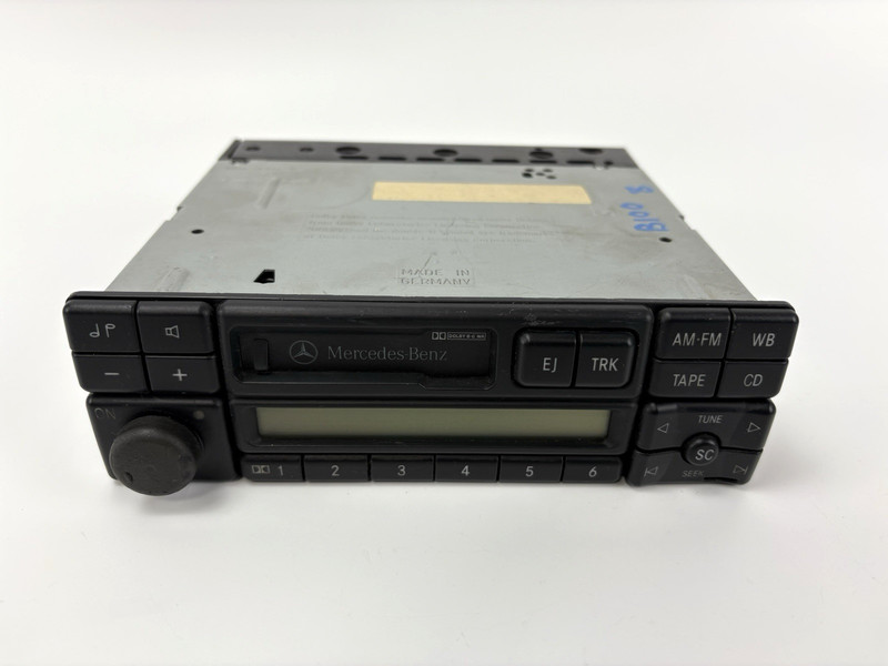 94-99 Mercedes W140 R129 W210 S600 Coupe FM AM Radio Audio Cassette Player OEM