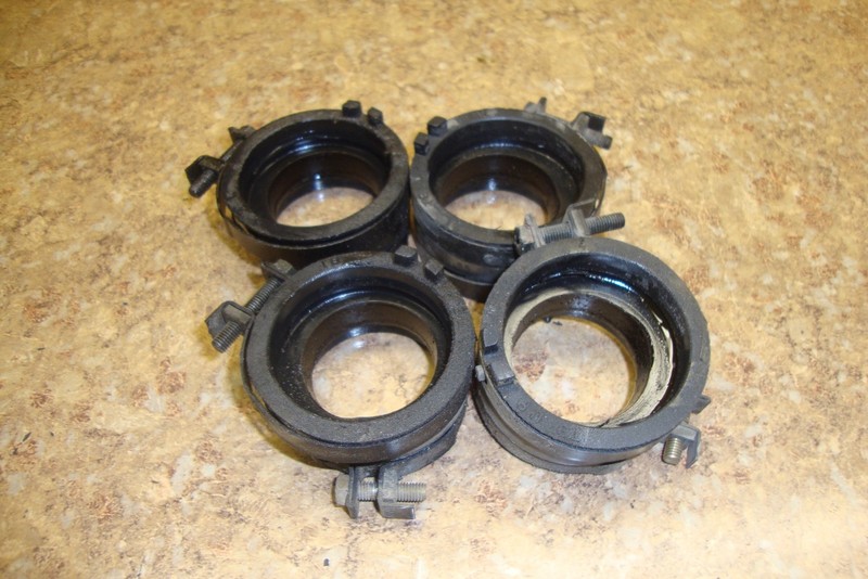 2002 Honda CBR600F4 CBR 600 F4 CBR600 Engine Head Carburetor Boots Inlet Rubber