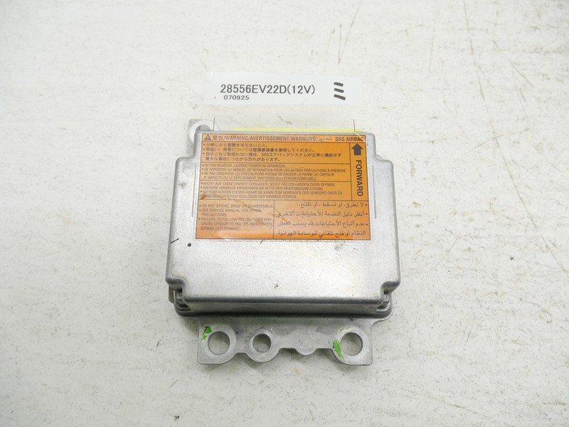 2008 Nissan 350Z Z33 SRS Control Module Inflator CLEAR 28556EV22D OEM