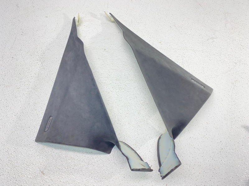 12-17 BMW F13 6 Series M6 Cpe C Pillar Upper Trim Cover Alcantara Black Set OEM✅