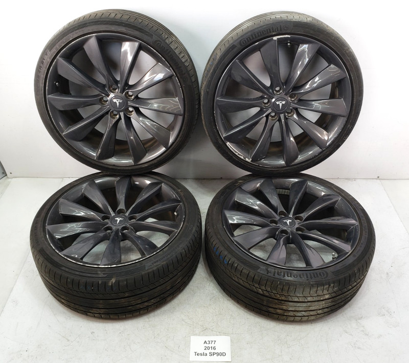 ✅ 12-20 OEM Tesla Model S Front Rear Alloy Wheel Rims 21x8.5J 21x9.0J W/ Tires*