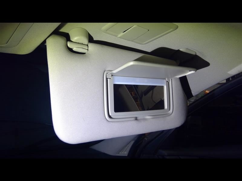 Passenger Sun Visor Illuminated Gray Fits 08-12 INFINITI EX35 1279571