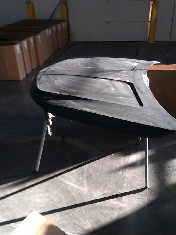 2018 Chevrolet Impala OEM Hood Panel Grey Deep Scratches 185K Miles