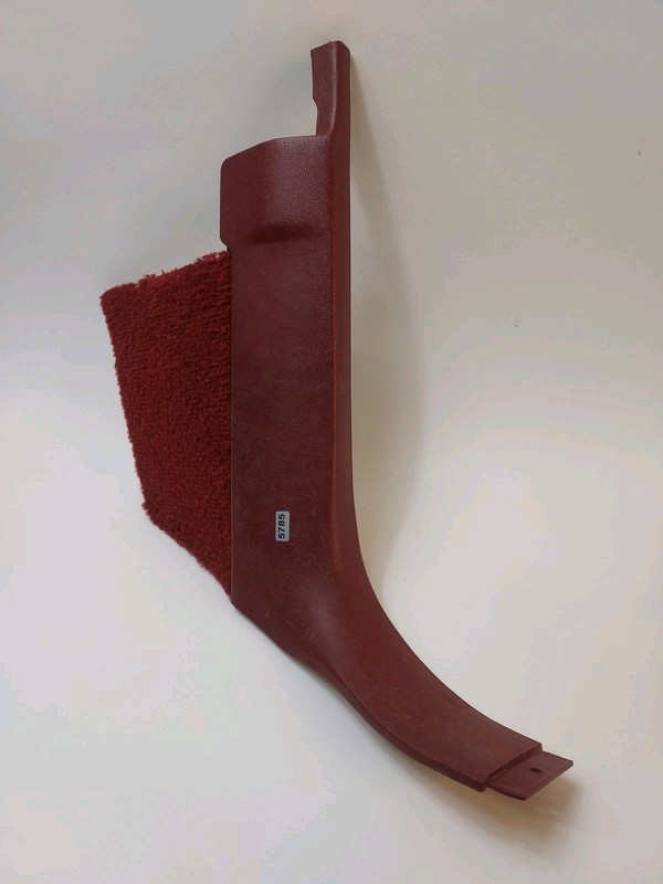 88-94 GMC Sierra RED Front Right RH Interior Kick Panel Trim OEM 15574080