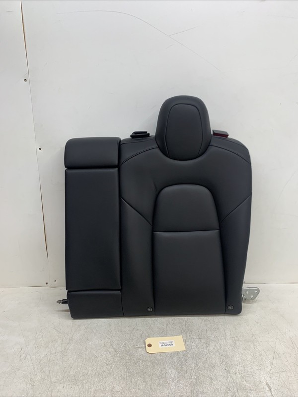 17-23 TESLA MODEL 3 REAR SEAT LEFT UPPER CUSHION LEATHER OEM BLACK 52009 UP