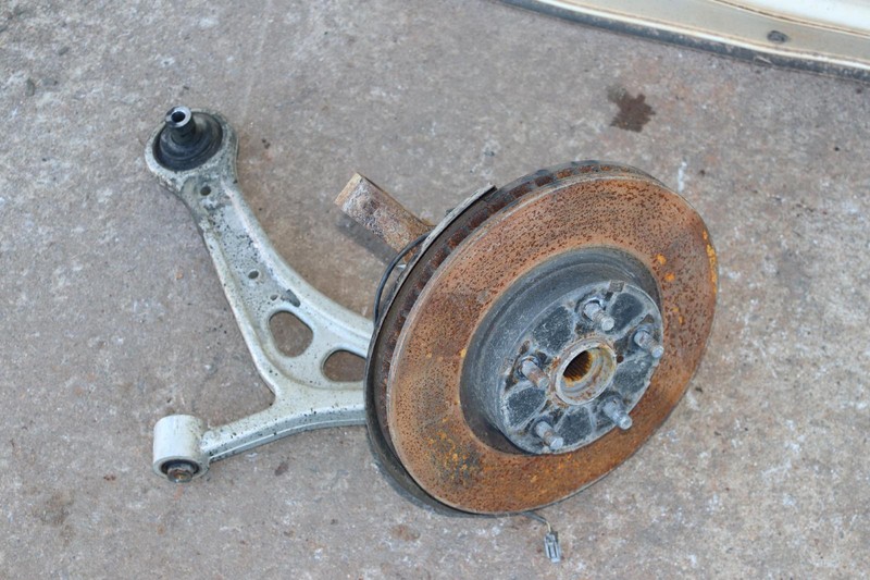 2018-2021 SUBARU WRX AWD FRONT LEFT SPINDLE KNUCKLE HUB W/ CONTROL ARM OEM