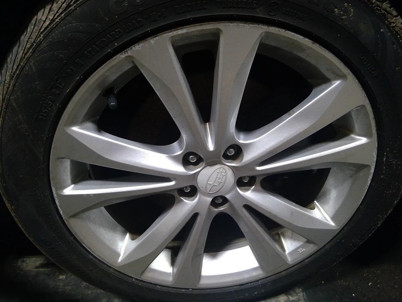 Rim Wheel 17x7-1/2 Alloy 10 Spoke Silver Face Fits 13-14 LEGACY 1730159