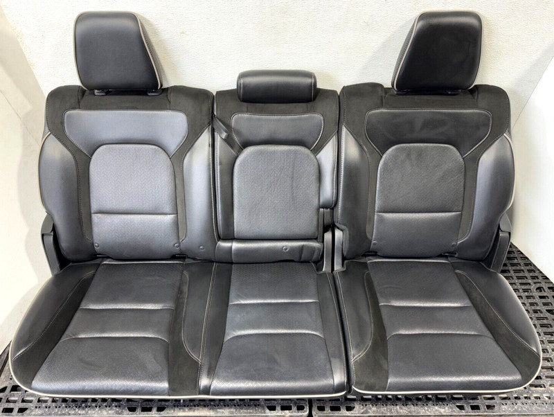 ✅2019-2024 RAM 1500 LARAMIE BLACK REAR LEFT & RIGHT LEATHER SEATS SECOND ROW OEM