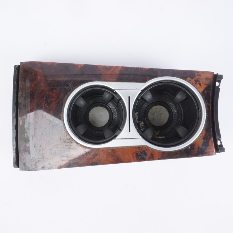06 - 11MERCEDES ML350 CENTER WOOD CONSOLE DUAL CUP HOLDER BROWN OEM 16904037