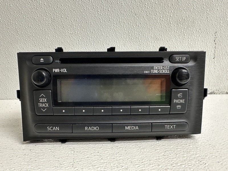 2012-2014 Toyota Prius C VIN B3 7th & 8th digit Radio Stereo 2 DIN CD Player