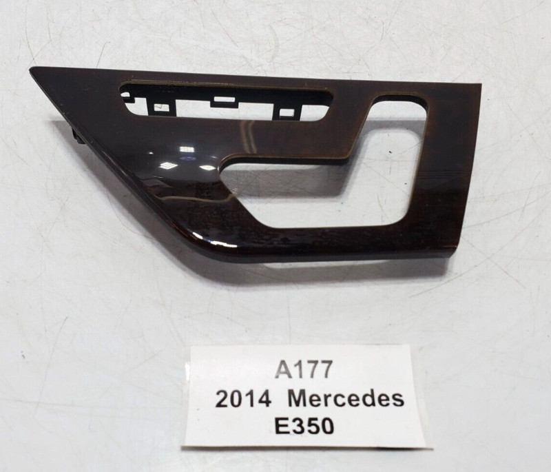 ✅ 14-17 OEM Mercedes C207 E350 Front Right Passenger Door Switch Trim Panel Wood
