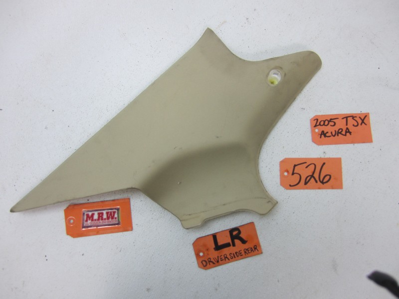 FITS 04-08 ACURA TSX DRIVER REAR C PILLAR TRIM QUARTER PANEL BACK WINDOW GLASS L