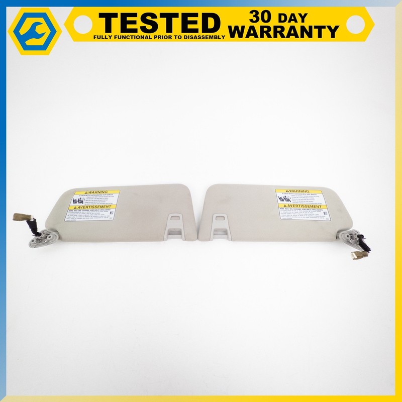 15-19 SUBARU OUTBACK LEGACY LEFT & RIGHT SIDE SUN VISOR SHADE SET OEM