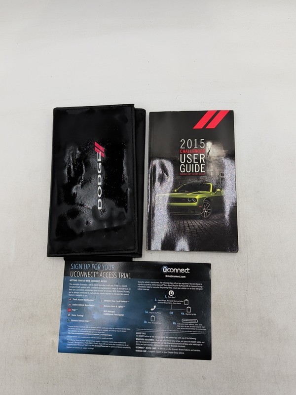 Dodge Challenger 2015 Owner's Manual With Case And Free Shipping