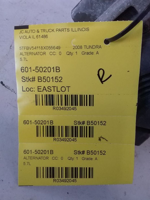 Alternator 130 Amp Fits 07-21 TUNDRA 3492045