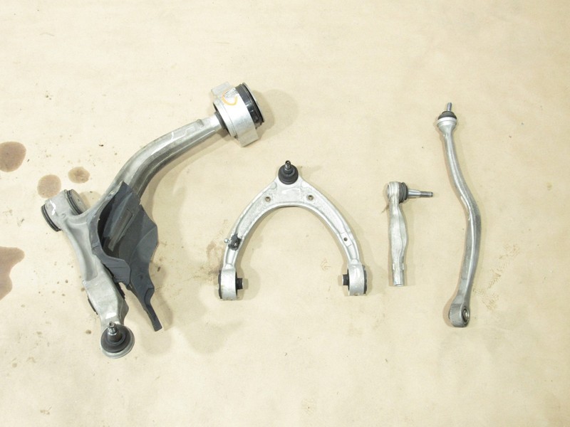 Porsche Panamera 4 2017 Front Left Driver Lower Upper Control Arm Set 17-23 |:O