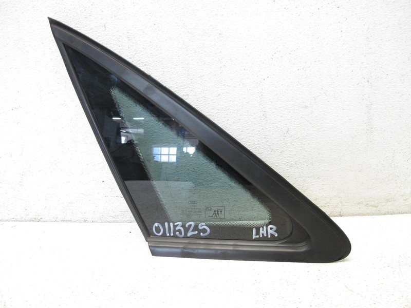 17-19 AUDI B9 A4 S4 SEDAN QUARTER WINDOW GLASS REAR LEFT DRIVER OEM 011325