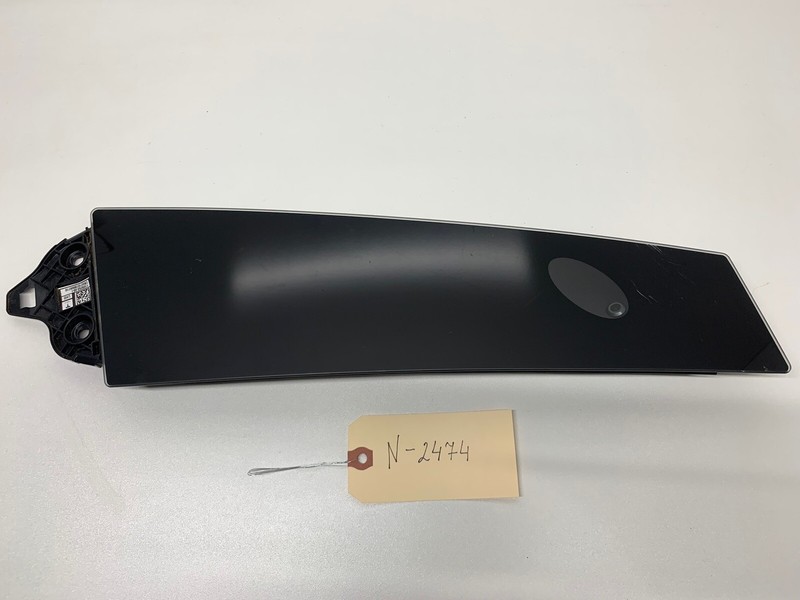 17-20 MODEL 3 Black Gloss LH Driver Left B-Pillar Trim Camera Sensor 2474 b57