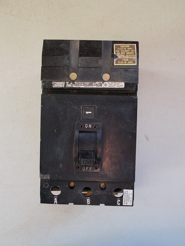 Square D LJ-8209 150A 150 Amp 3-Pole Circuit Breaker *FREE SHIPPING*