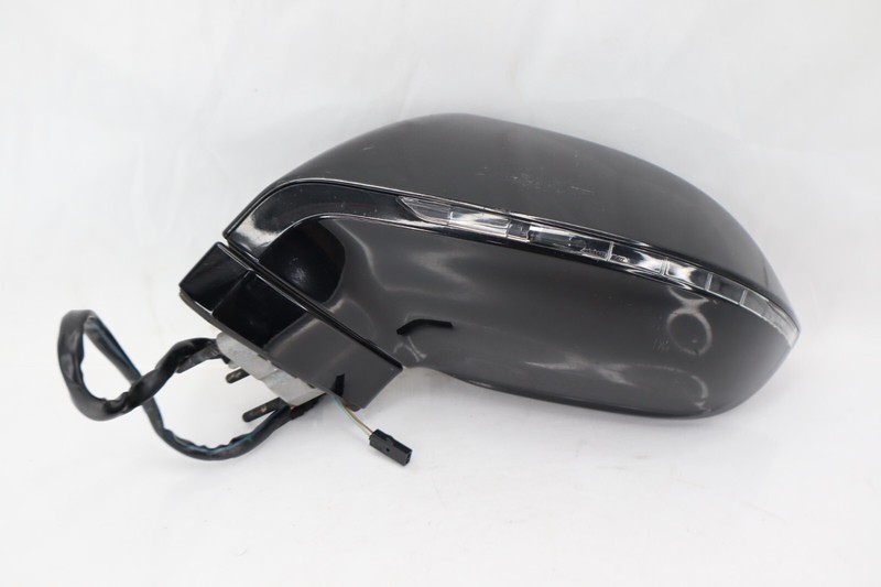 ✅ 2012-2018 AUDI A7 S7LEFT SIDE DOOR REAR VIEW MIRROR W BLIND SPOT BLACK OEM
