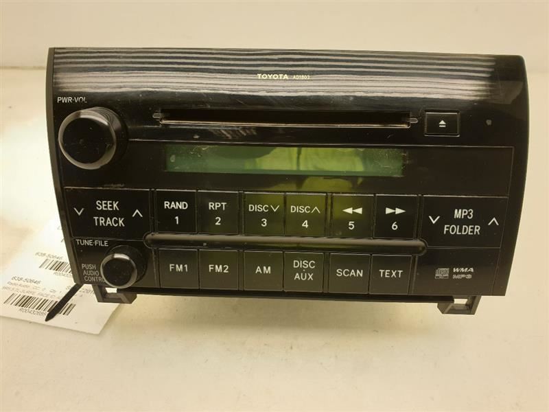 Audio Equipment Radio Display And Receiver Am-fm-cd Fits 07-13 TUNDRA