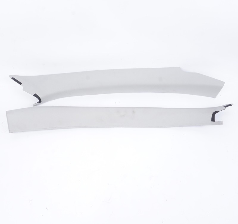 14-17 MERCEDES W207 E400 E350 COUPE FRONT RIGHT LEFT TRIM A PILLAR OEM GRAY