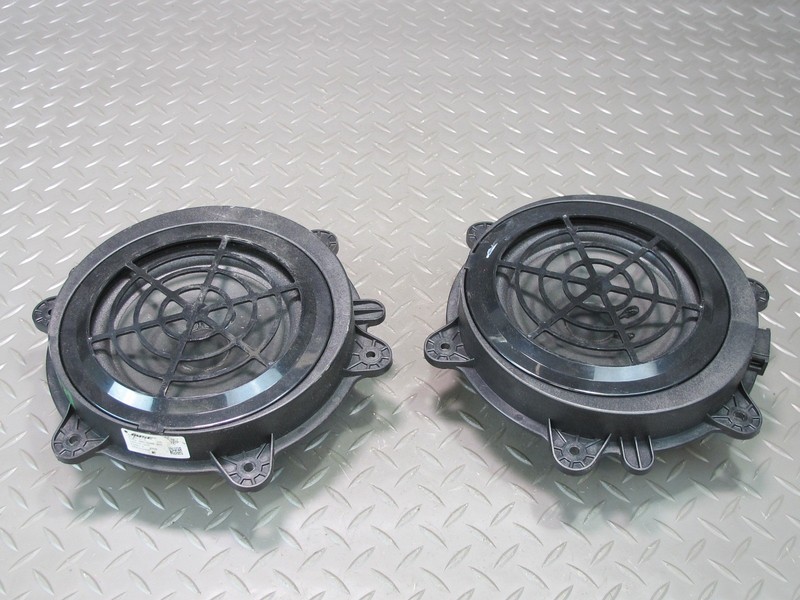 11-18 PORSCHE CAYENNE 958 REAR LEFT & RIGHT SIDE DOOR AUDIO SPEAKER BOSE SET