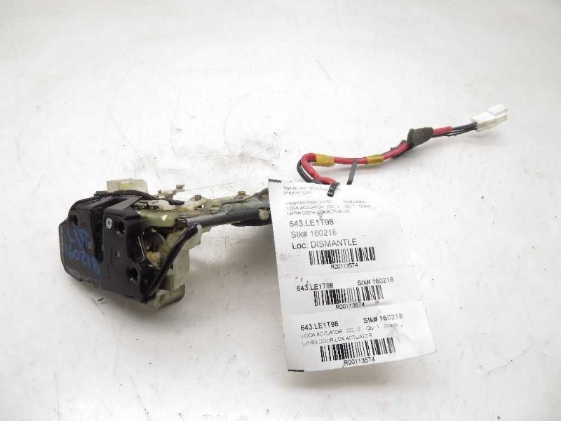 1998 LEXUS LS400 DRIVER SIDE REAR DOOR LOCK ACTUATOR ASSEMBLY
