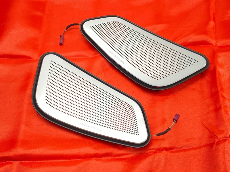 12-19 BMW F12 F13 6 Series M6 Rear Door Bang Olufsen Speaker Trim Cover Set OEM✅