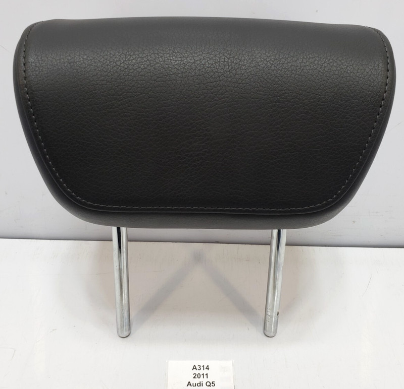 ✅ 2011-2012 OEM Audi Q5 Rear Center Seat 2nd Row Headrest Leather Black
