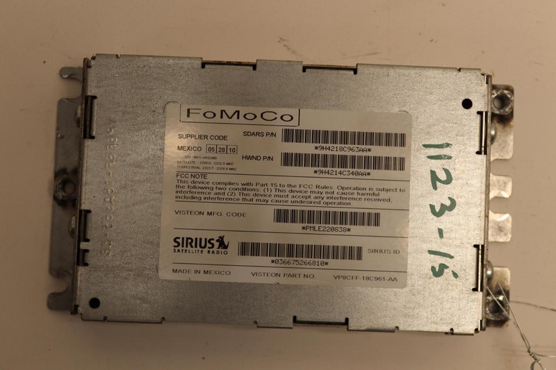 2007-2011 RANGE ROVER SPORT SIRIUS SATELLITE RADIO CONTROL MODULE UNIT OEM