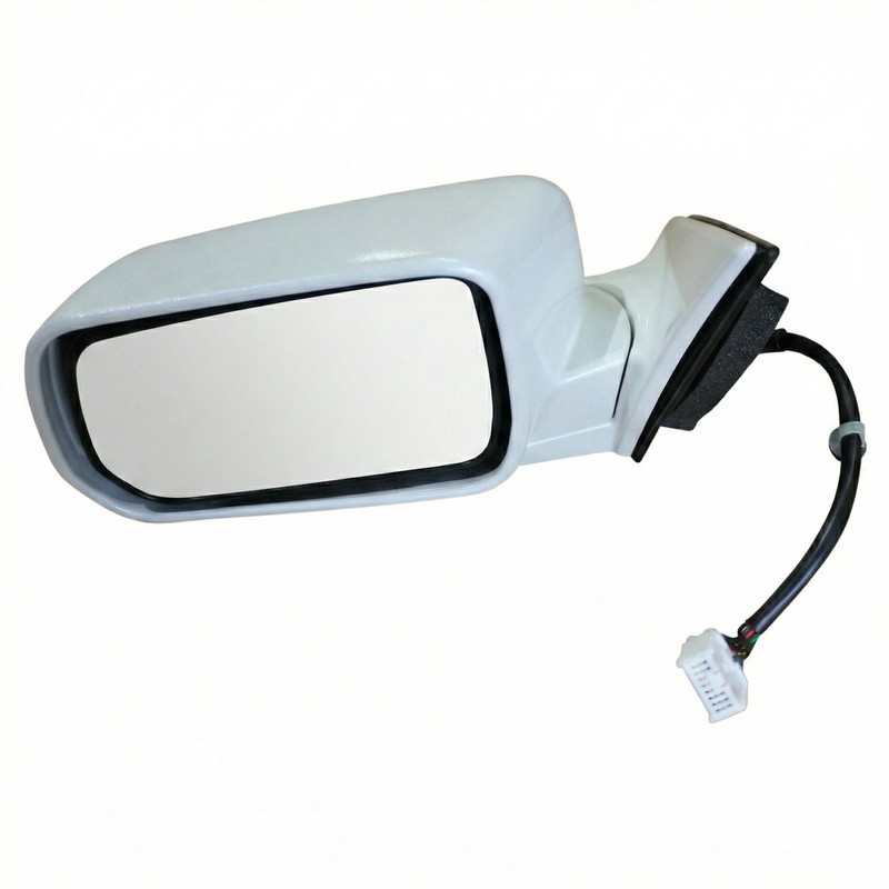 02-03 Acura TL Driver Door Mirror 76250-S0K-A21ZE Heated Glass Painted White OEM